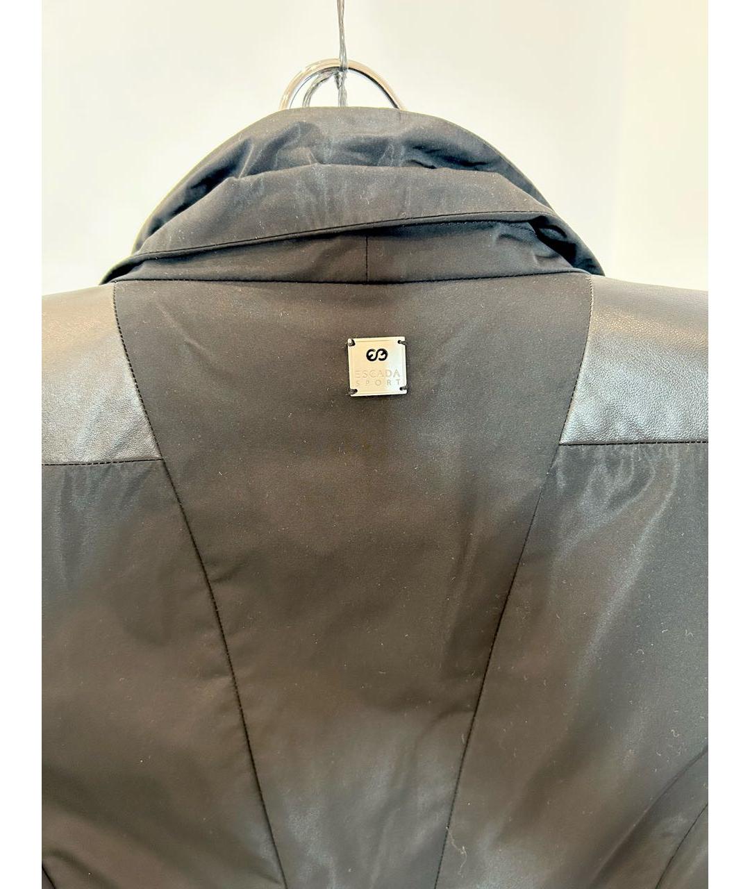 ESCADA Черное шерстяное пальто, фото 3