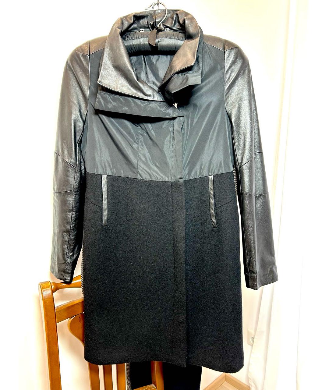 ESCADA Черное шерстяное пальто, фото 6