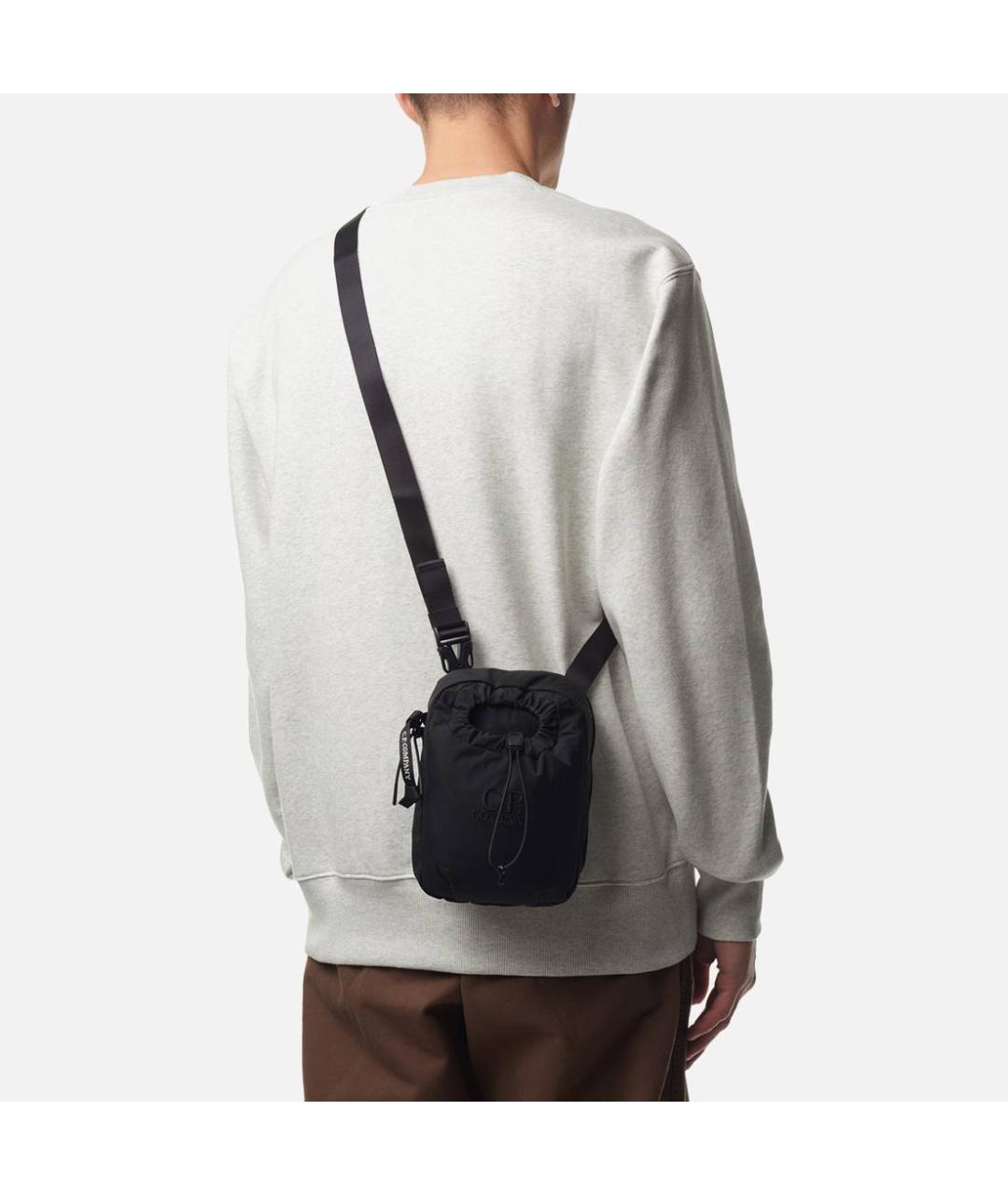 CP COMPANY Черная сумка на плечо, фото 6