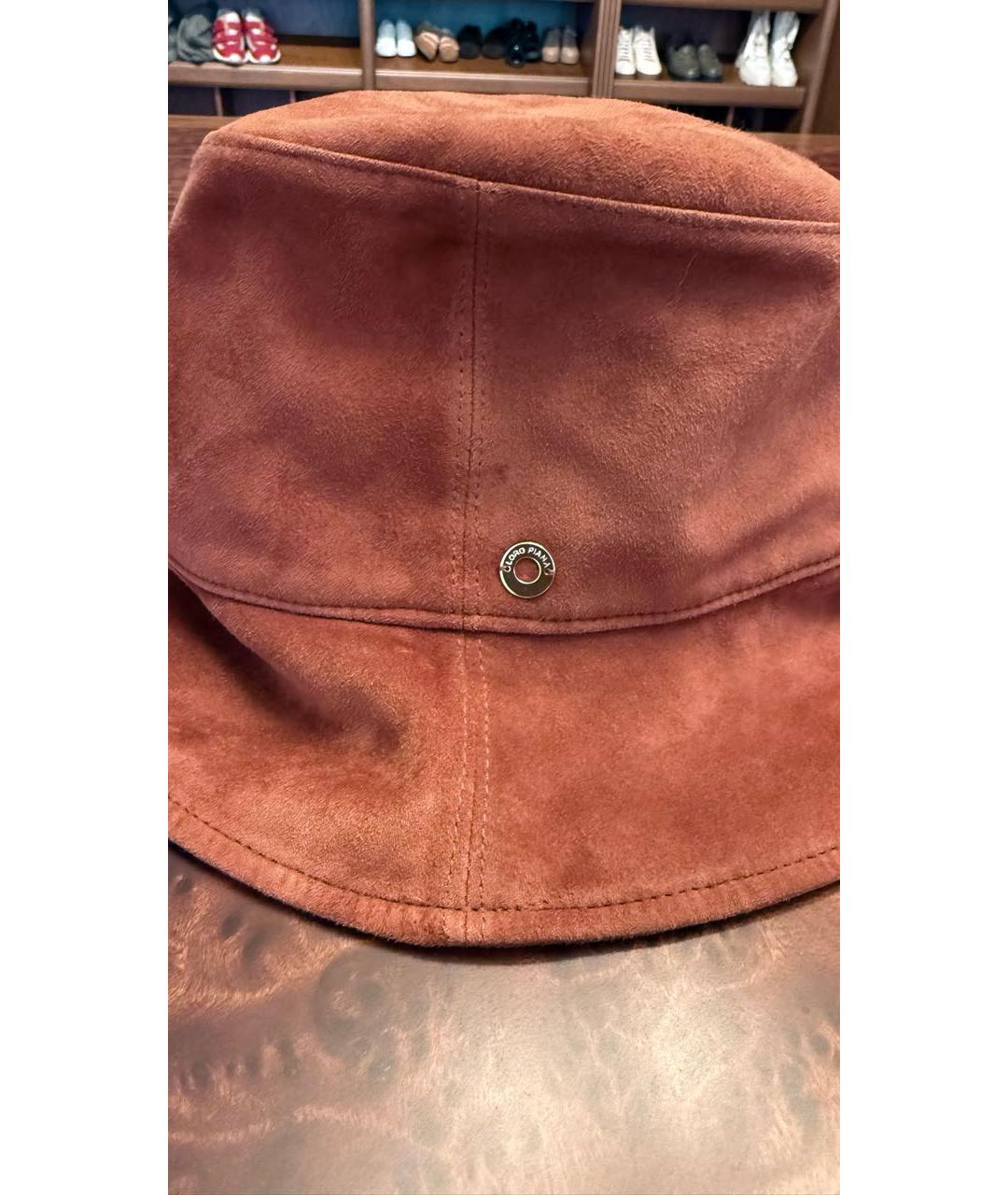 LORO PIANA Коричневая панама, фото 4