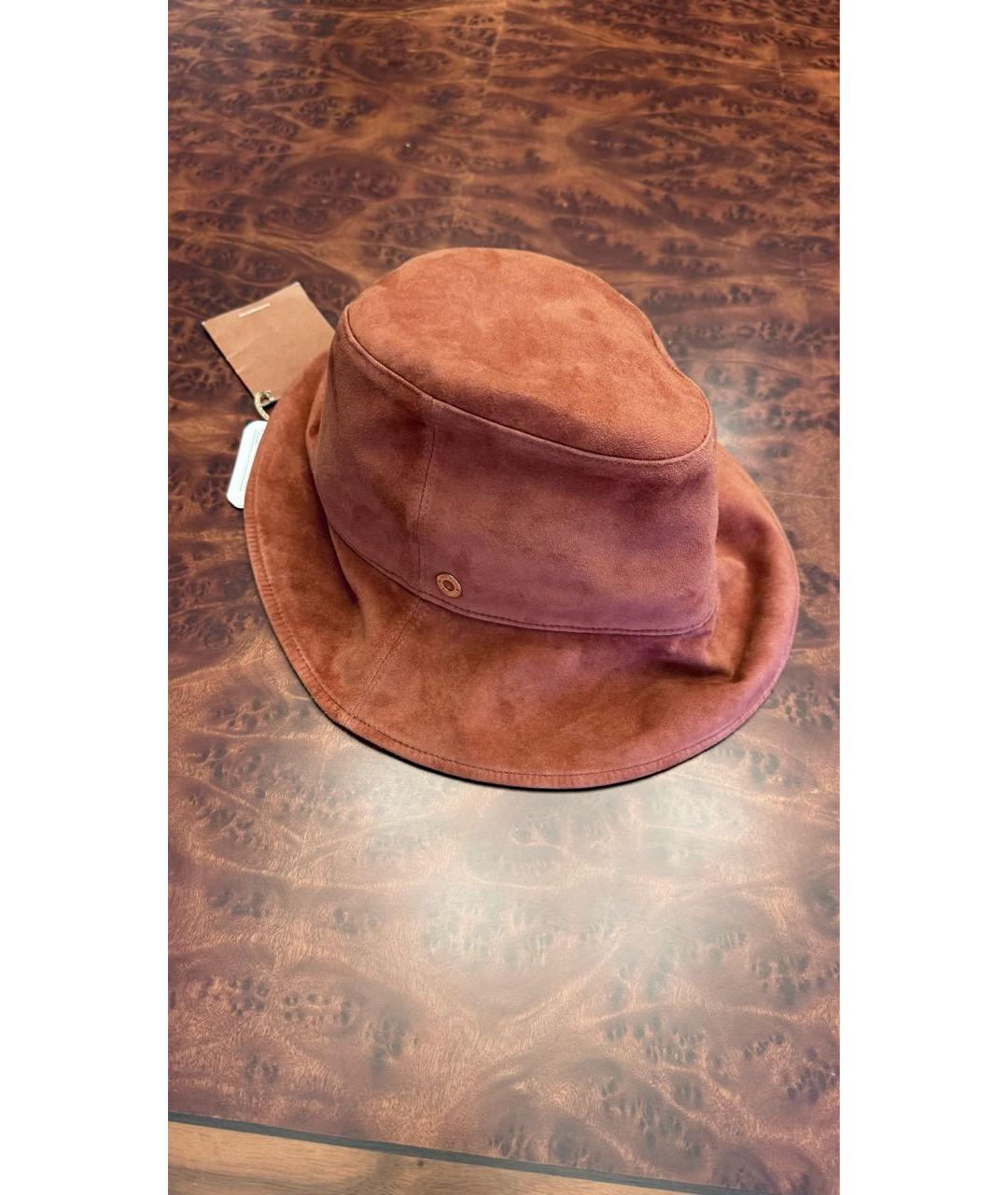 LORO PIANA Коричневая панама, фото 5