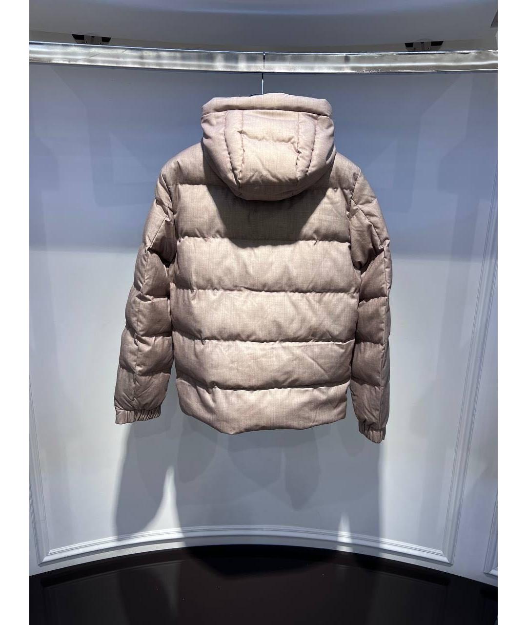 MC2 SAINT BARTH Бежевая полиэстеровая куртка, фото 2