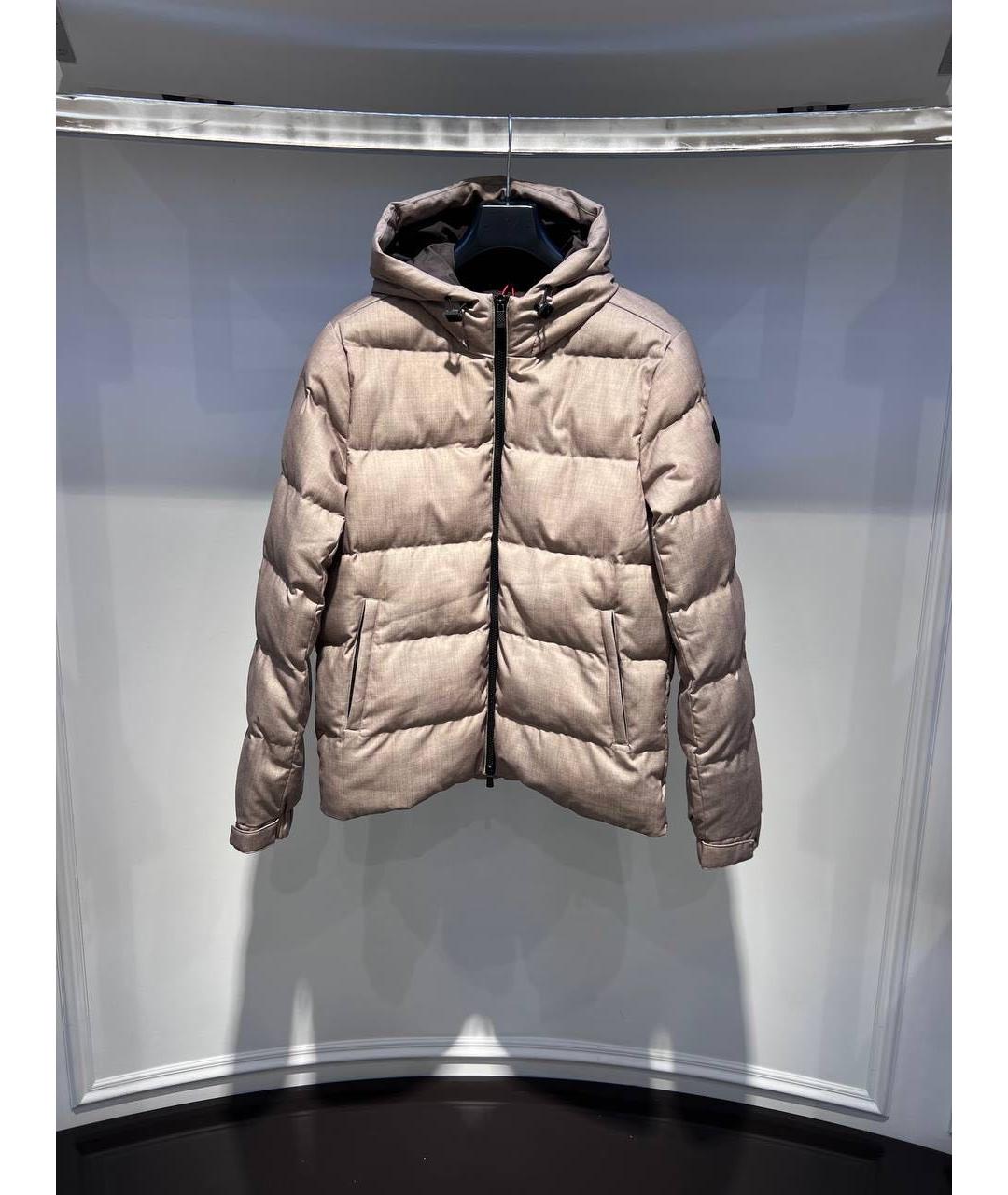 MC2 SAINT BARTH Бежевая полиэстеровая куртка, фото 3