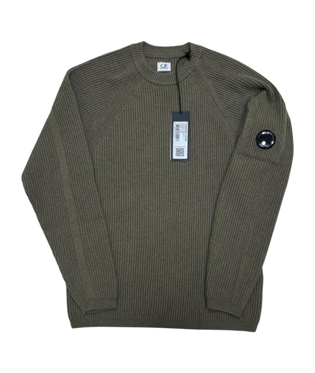 CP COMPANY Коричневый шерстяной джемпер / свитер, фото 1