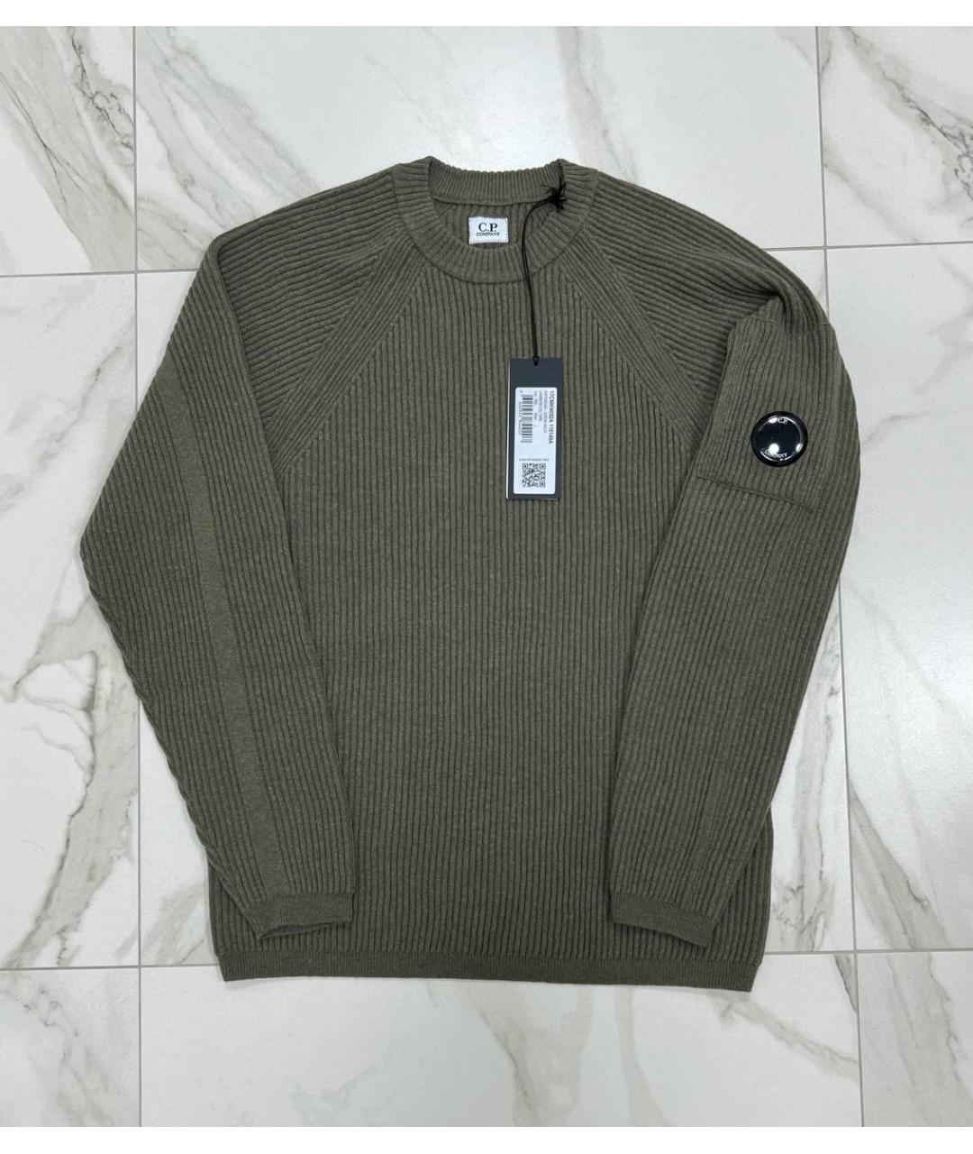 CP COMPANY Коричневый шерстяной джемпер / свитер, фото 8