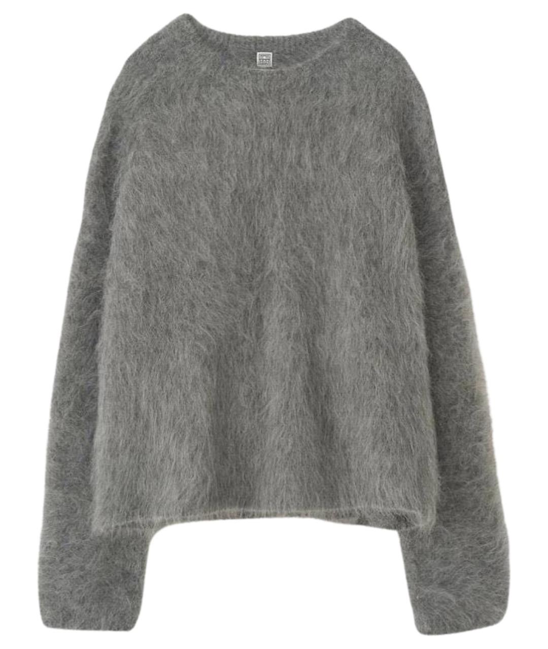 TOTEME Серый шерстяной джемпер / свитер, фото 1