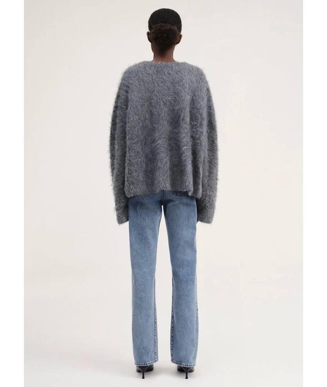 TOTEME Серый шерстяной джемпер / свитер, фото 8