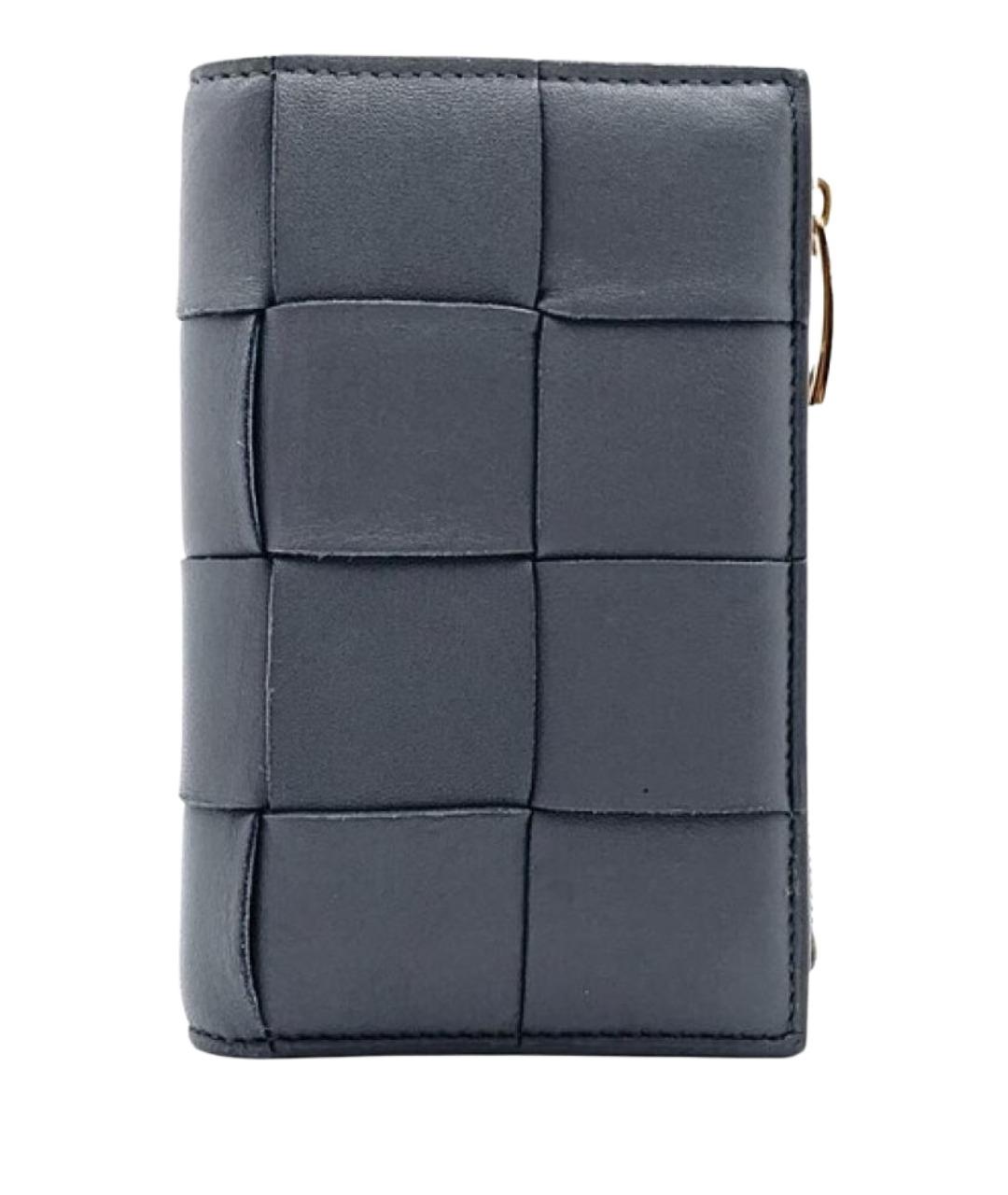 BOTTEGA VENETA Серый кожаный кошелек, фото 1