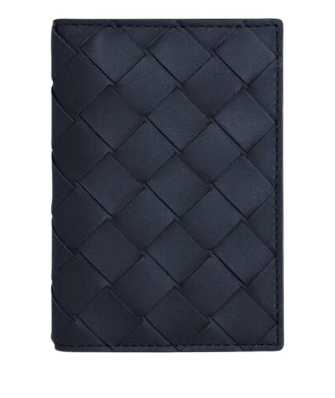 BOTTEGA VENETA Черный кожаный кошелек, фото 1