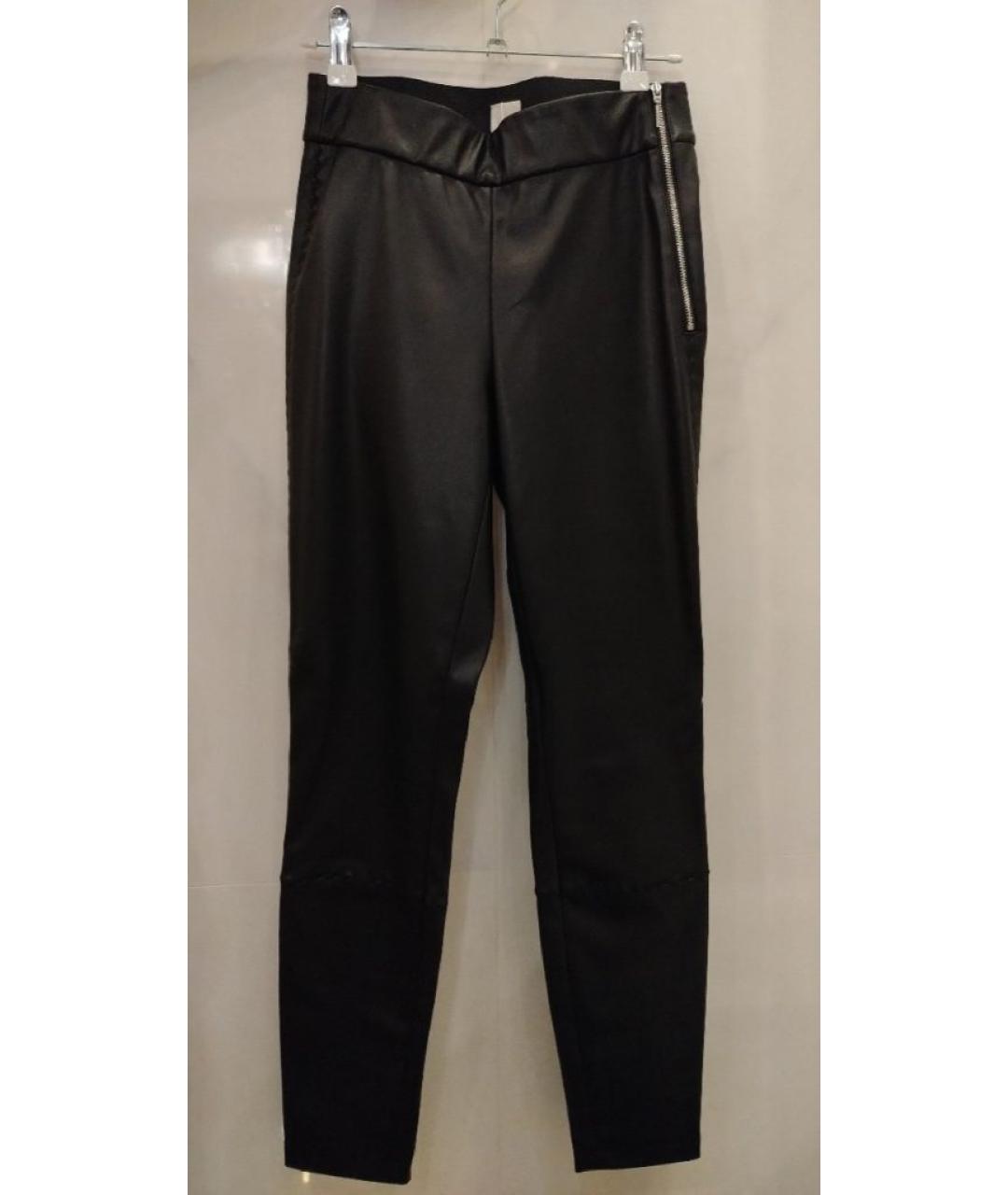 HUGO BOSS Черные полиэстеровые брюки узкие, фото 6