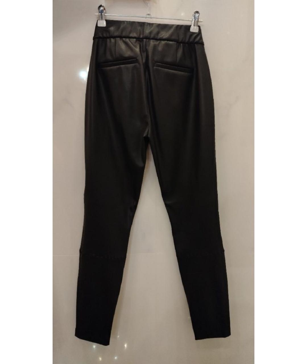 HUGO BOSS Черные полиэстеровые брюки узкие, фото 2