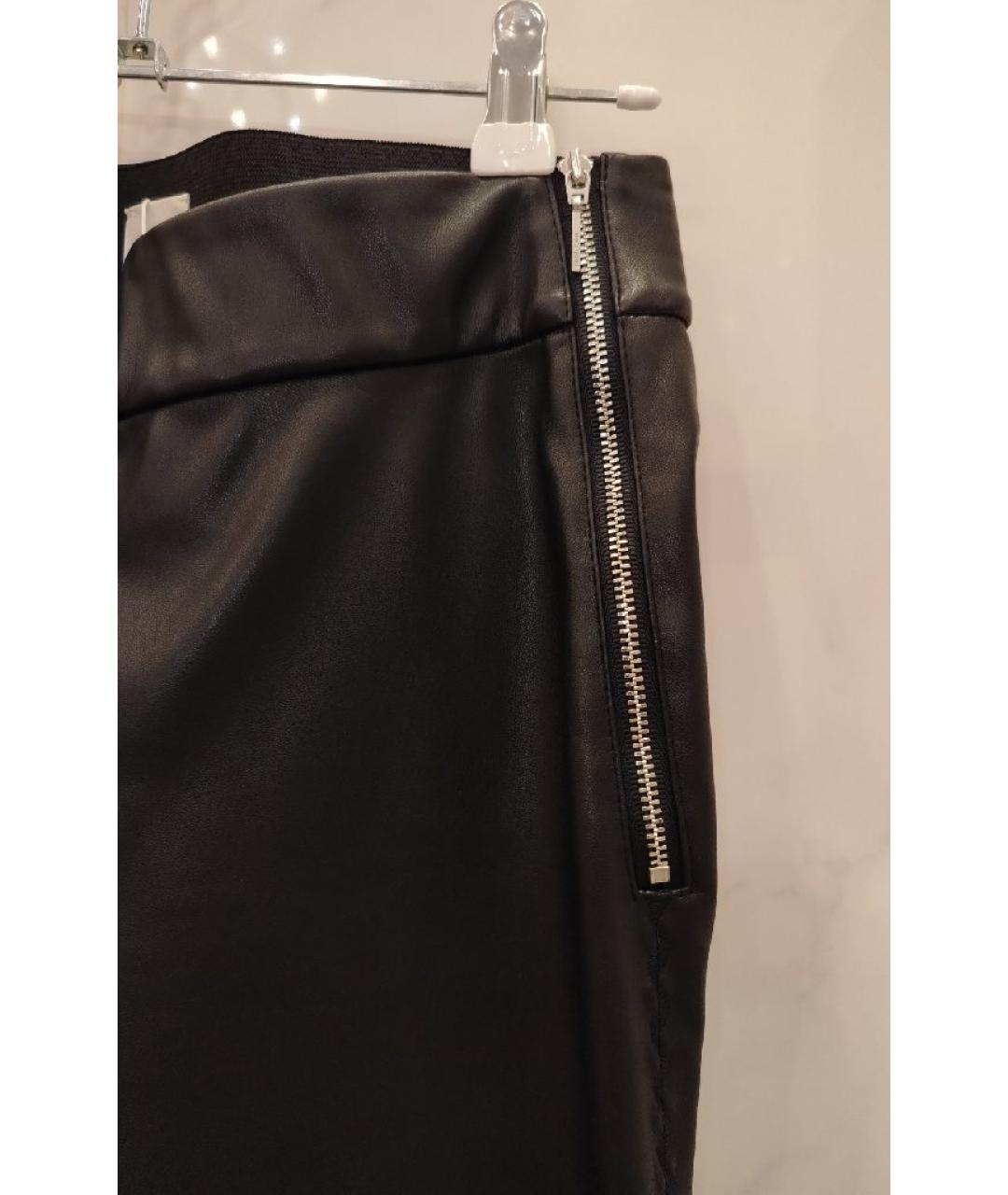 HUGO BOSS Черные полиэстеровые брюки узкие, фото 4