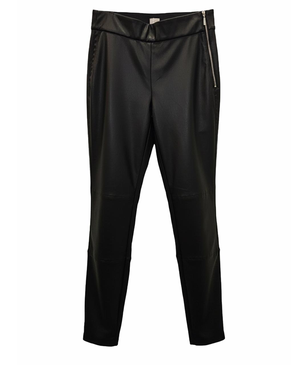 HUGO BOSS Черные полиэстеровые брюки узкие, фото 1