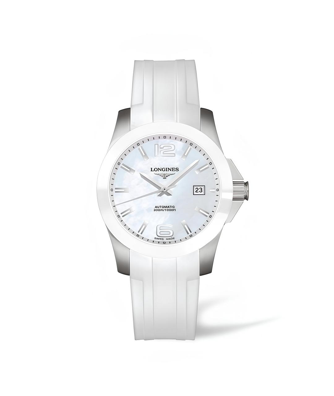 LONGINES Белые часы, фото 1