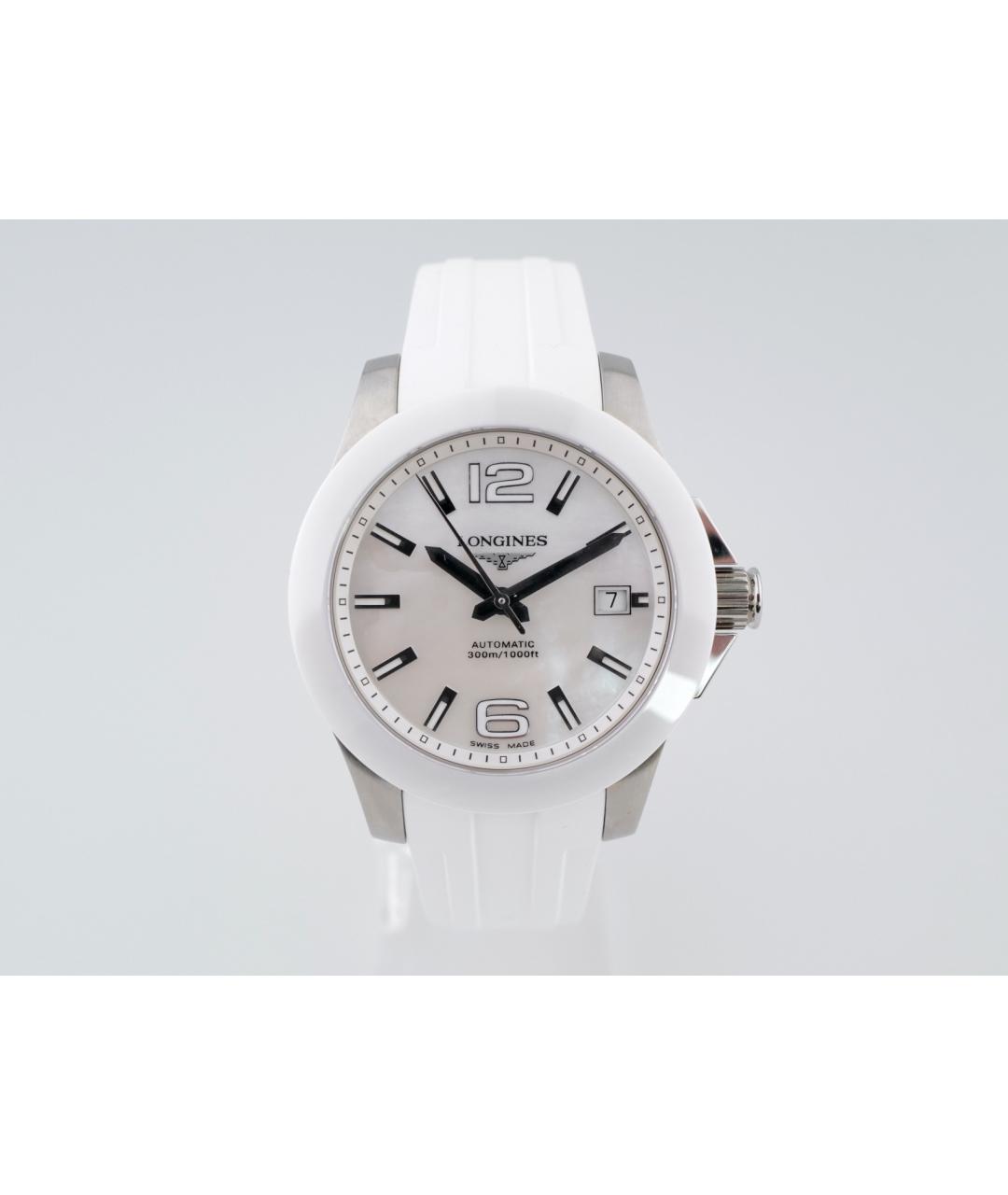 LONGINES Белые часы, фото 2