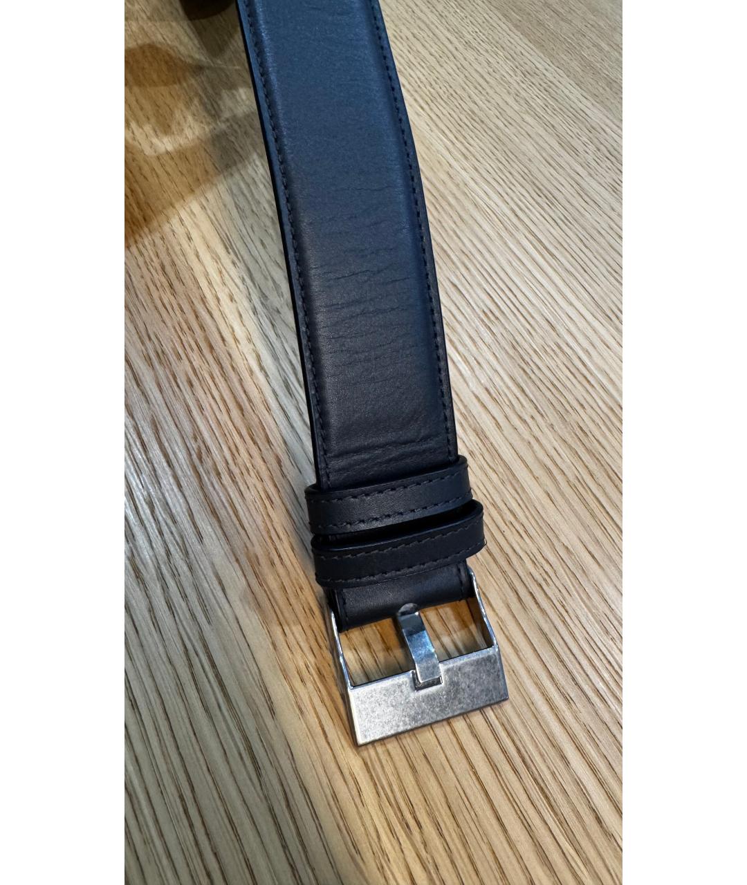 BOTTEGA VENETA Серый кожаный ремень, фото 2