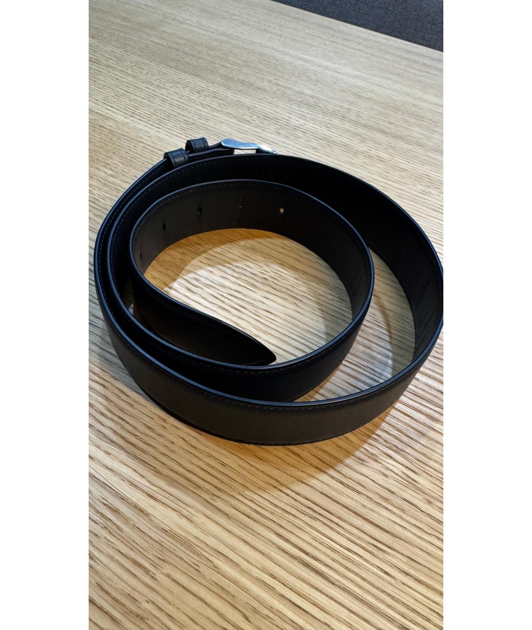 BOTTEGA VENETA Серый кожаный ремень, фото 5