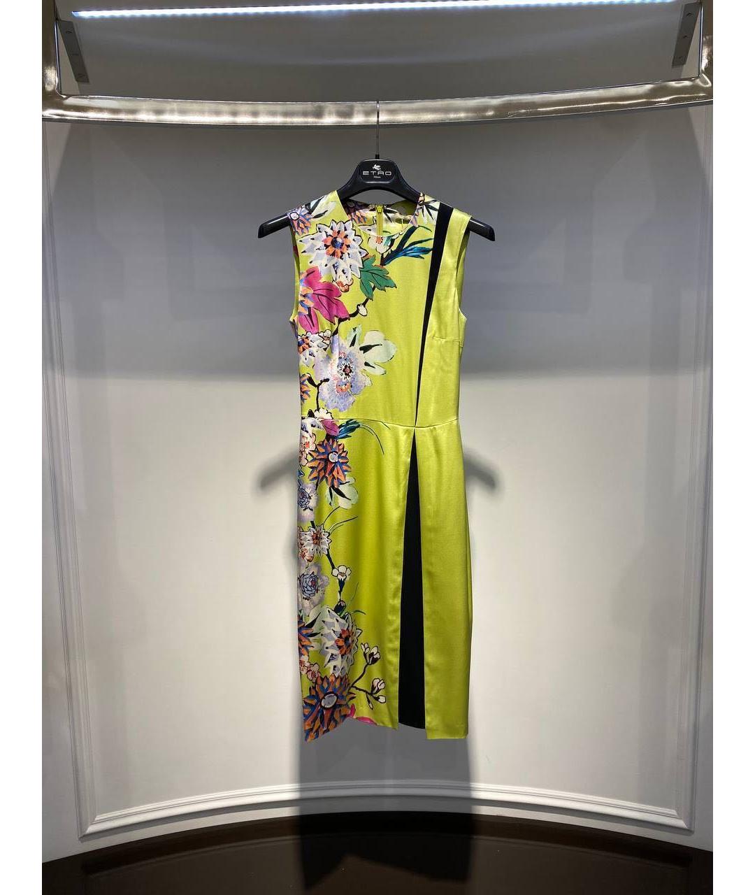 ETRO Желтое повседневное платье, фото 3