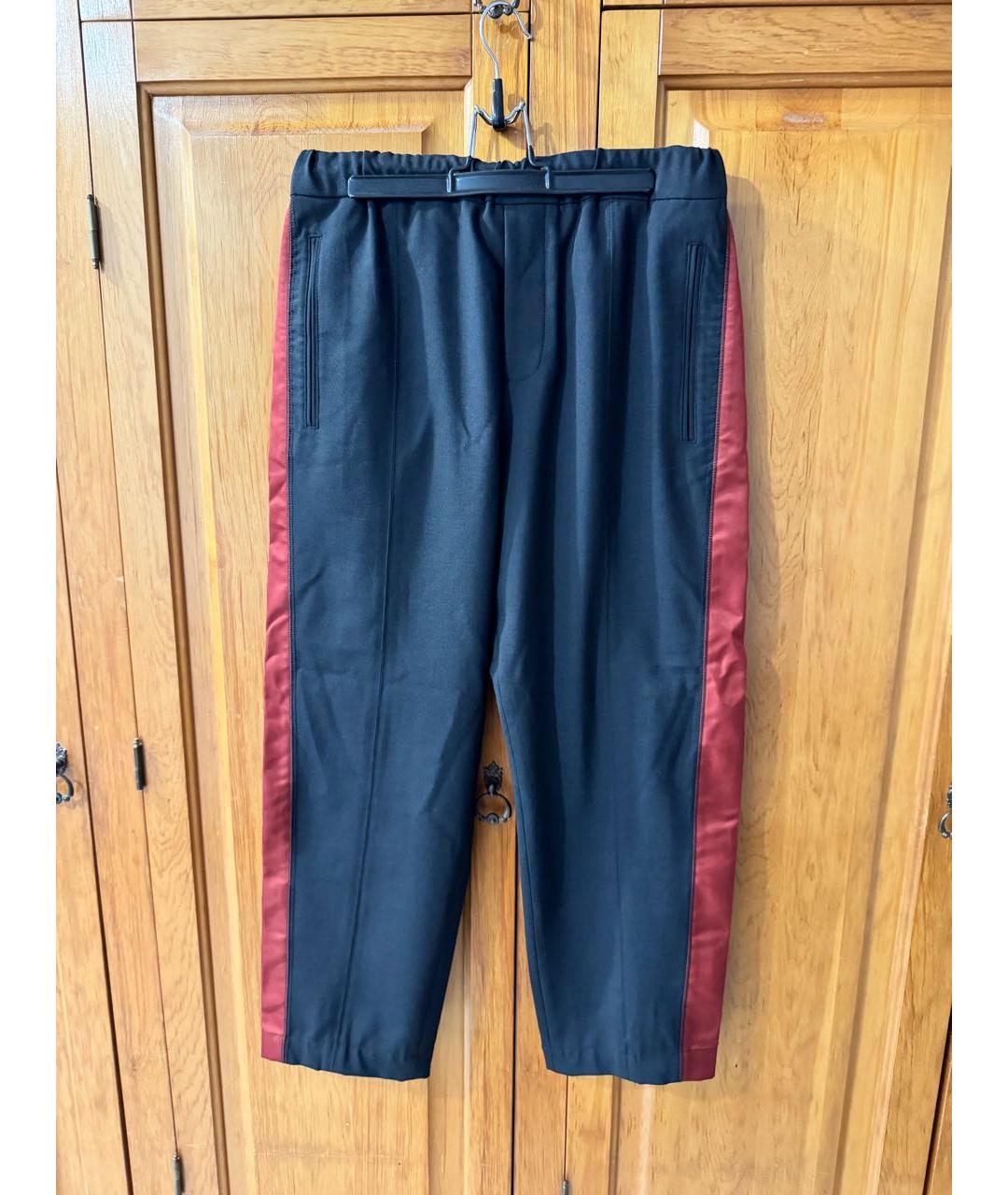 KENZO Черные полиэстеровые повседневные брюки, фото 6