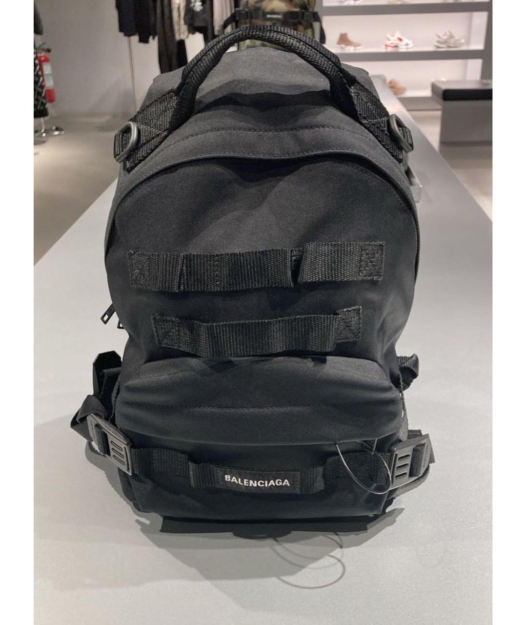 BALENCIAGA Черный рюкзак, фото 4