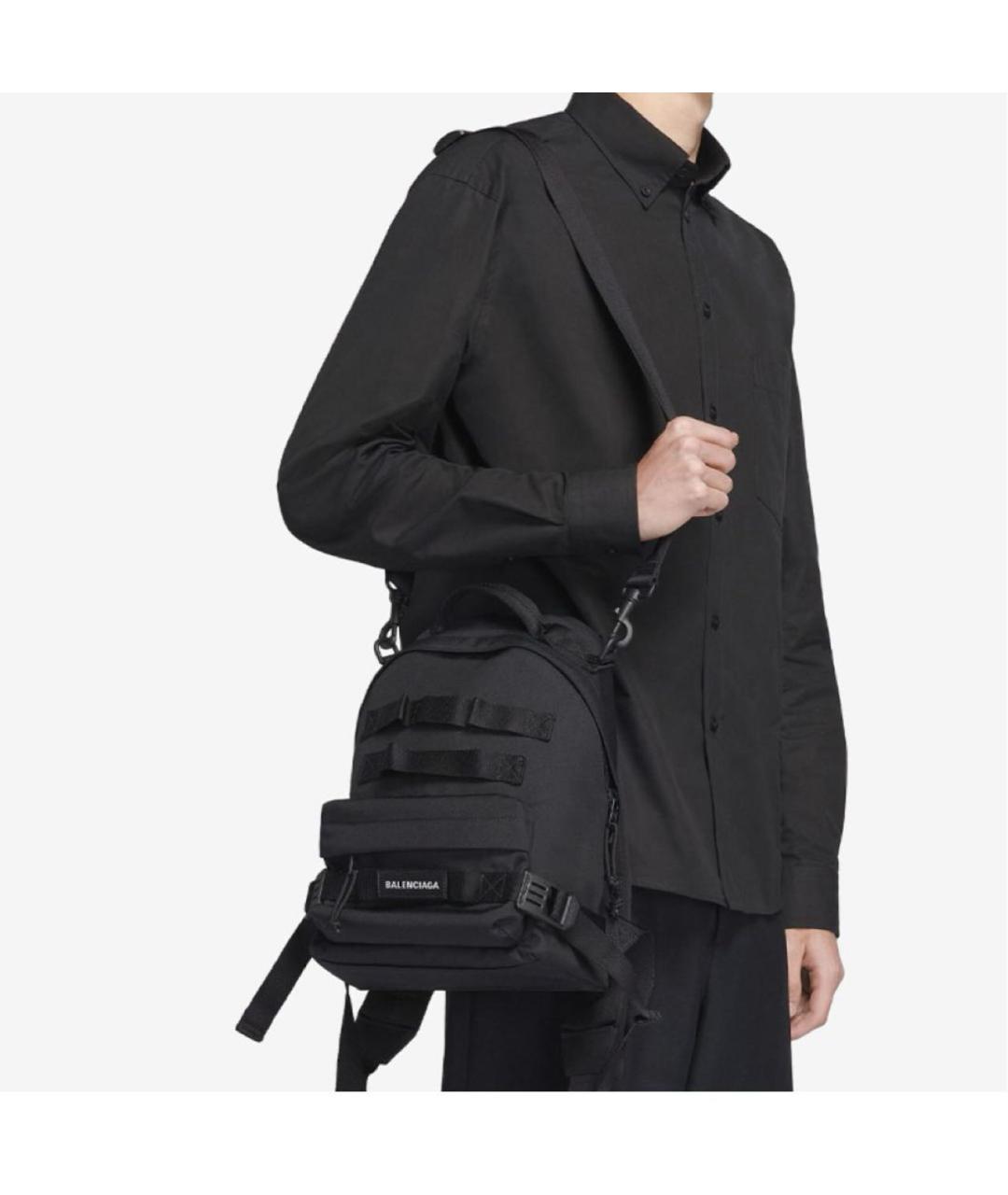 BALENCIAGA Черный рюкзак, фото 5