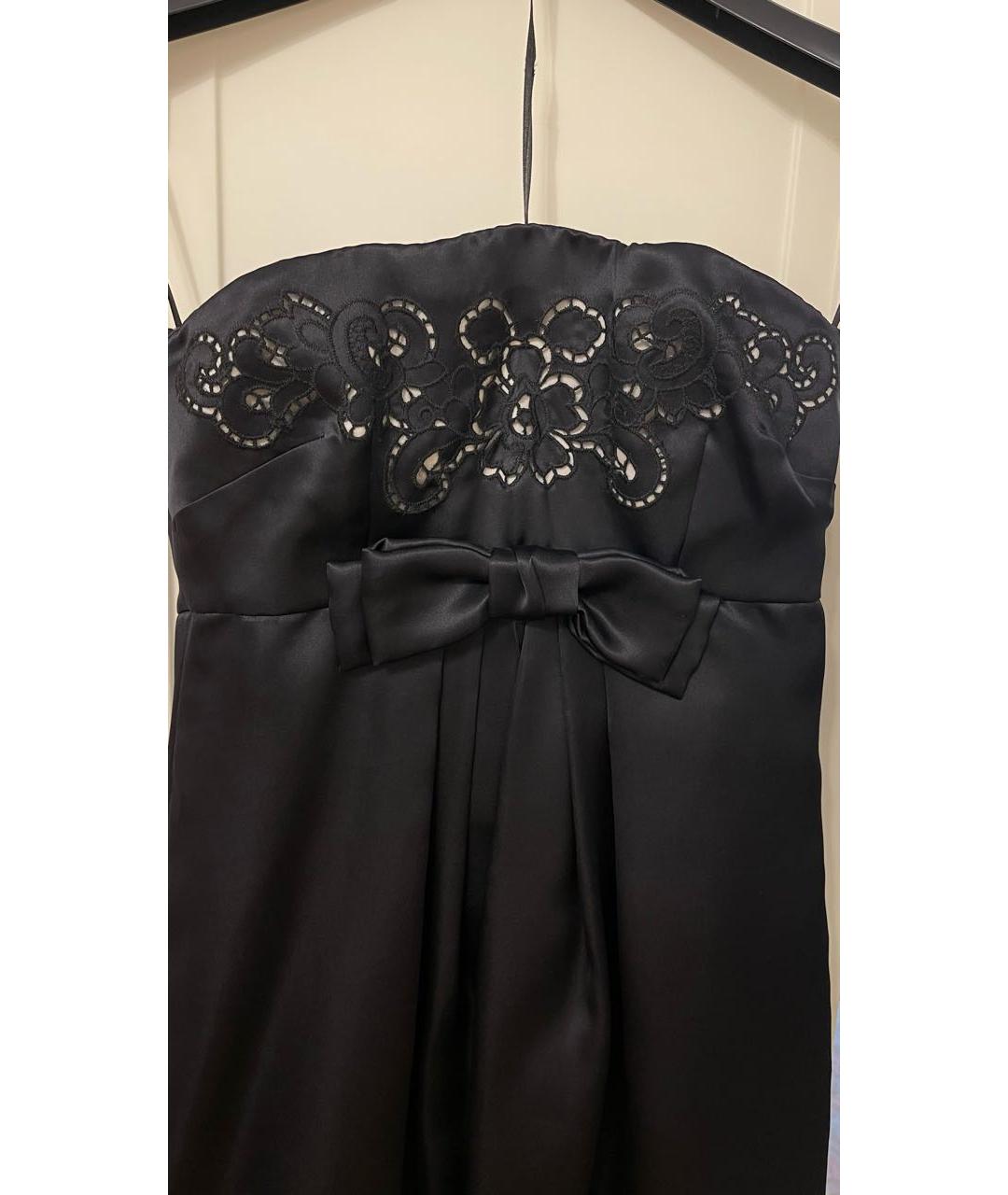 DOLCE&GABBANA Черное шелковое вечернее платье, фото 5