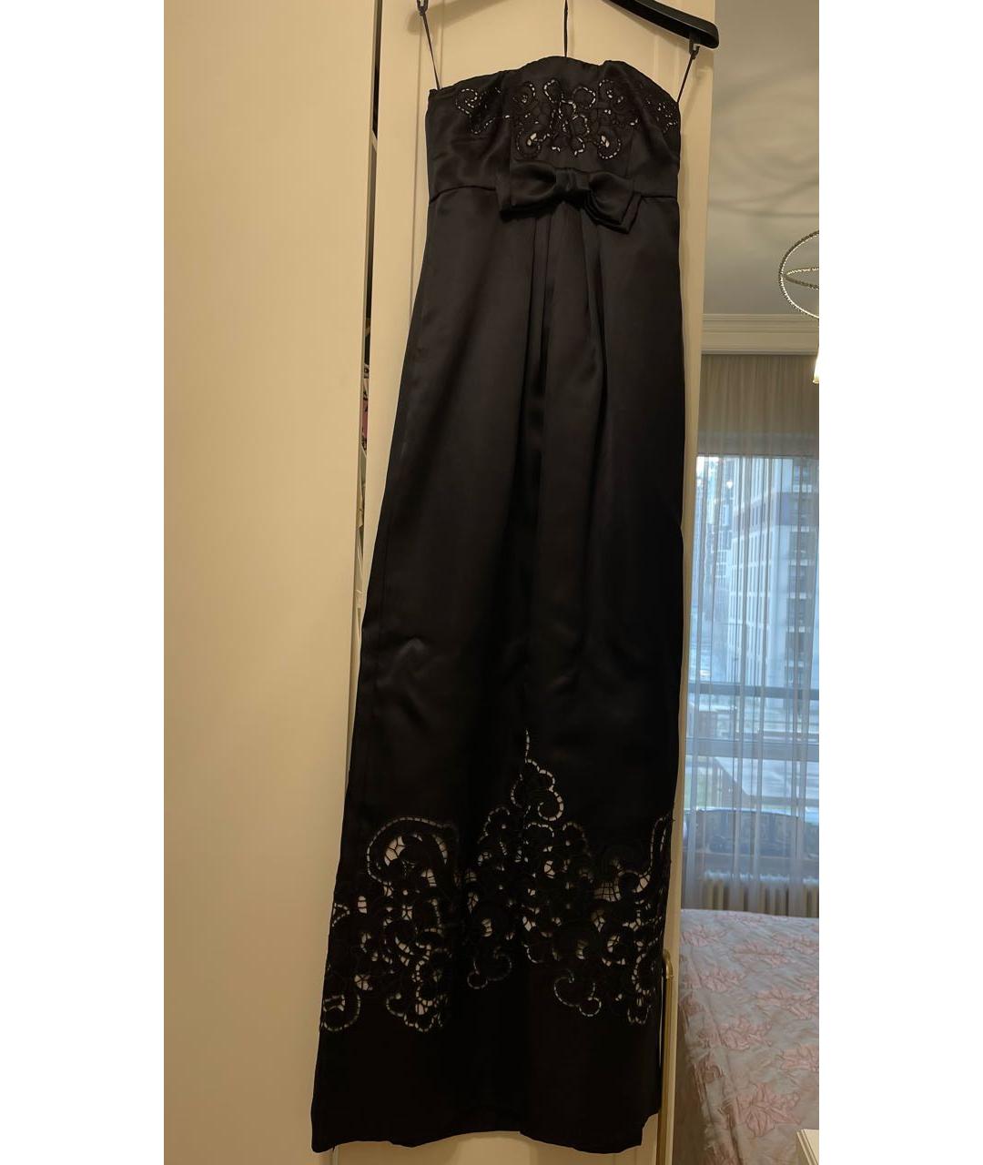DOLCE&GABBANA Черное шелковое вечернее платье, фото 6