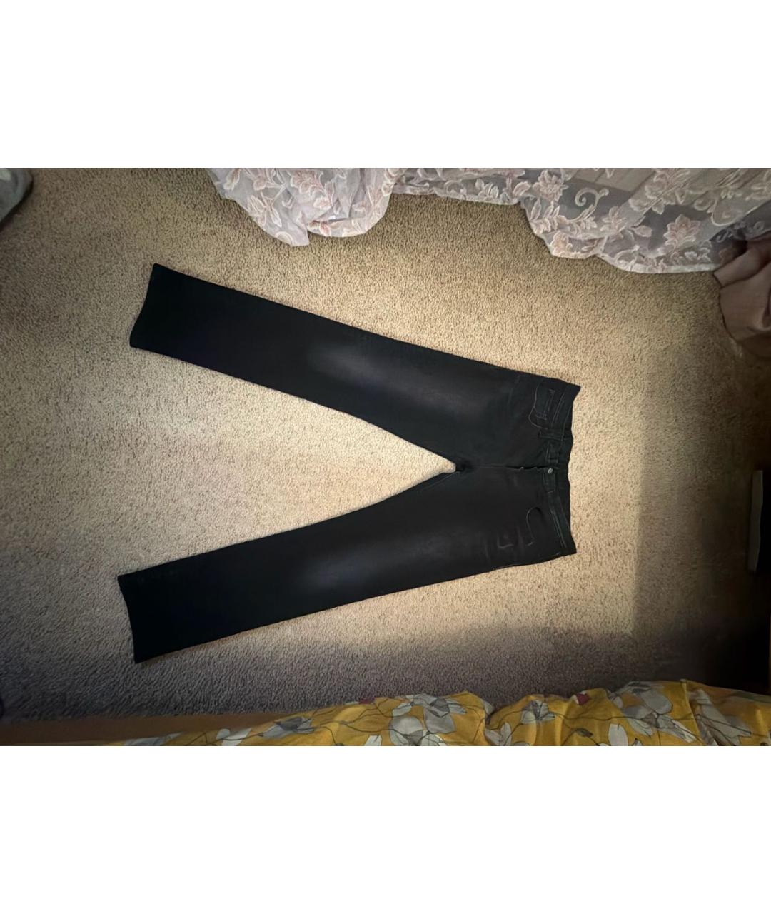 GUCCI Черные хлопковые прямые джинсы, фото 6