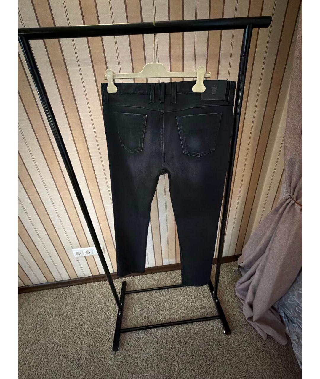 GUCCI Черные хлопковые прямые джинсы, фото 2