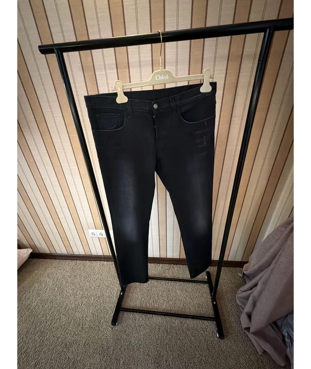 GUCCI Черные хлопковые прямые джинсы, фото 7