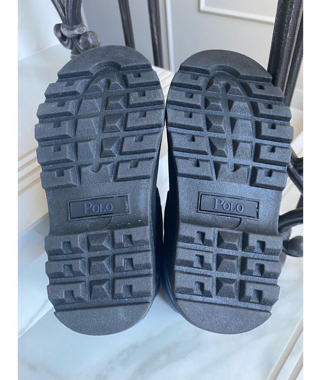 RALPH LAUREN Синие синтетические сапоги, фото 4