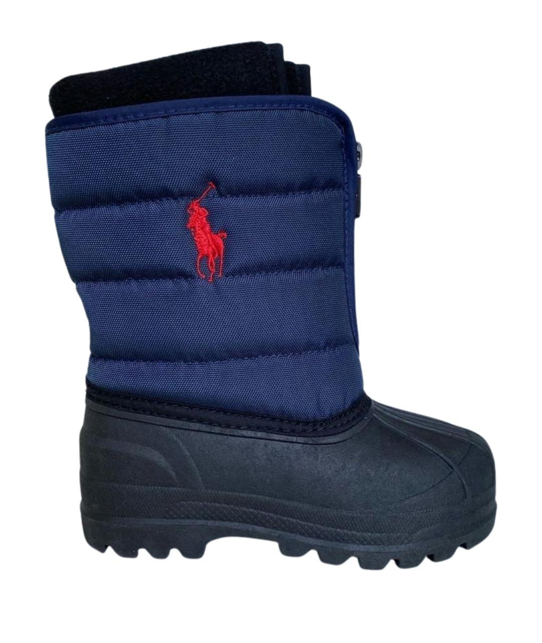 RALPH LAUREN Синие синтетические сапоги, фото 1