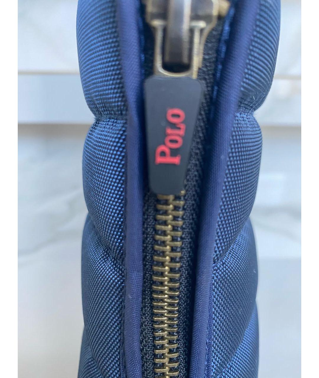 RALPH LAUREN Синие синтетические сапоги, фото 7