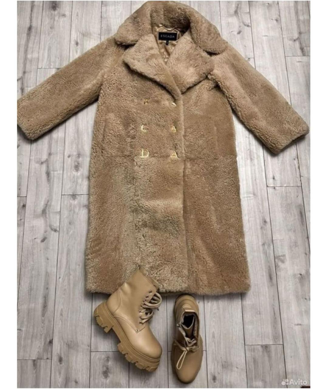 GIAN MARCO LORENZI Бежевые кожаные ботинки, фото 4