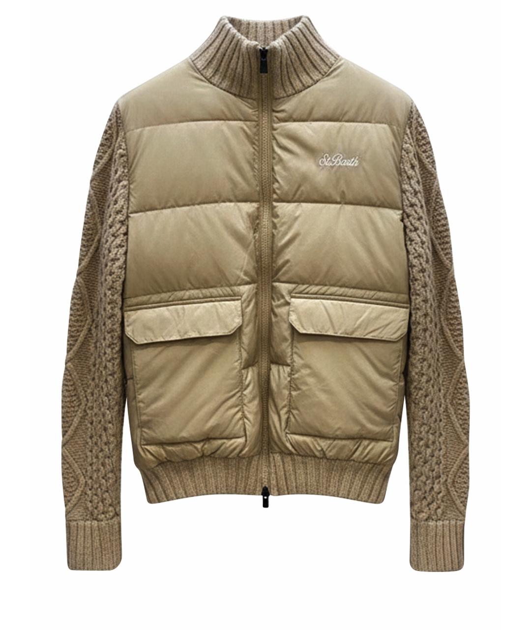 MC2 SAINT BARTH Бежевая полиэстеровая куртка, фото 1