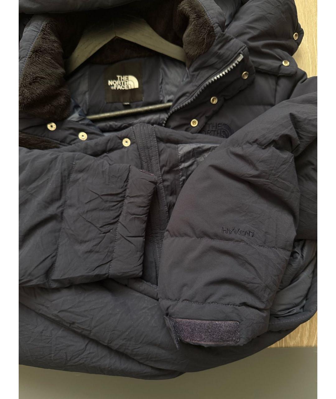 THE NORTH FACE Темно-синий полиэстеровый пуховик, фото 6