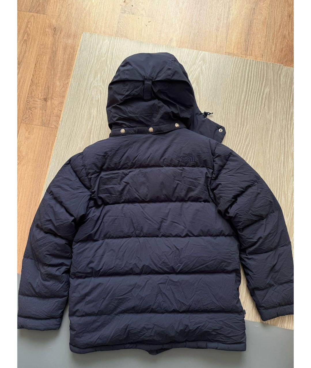 THE NORTH FACE Темно-синий полиэстеровый пуховик, фото 7