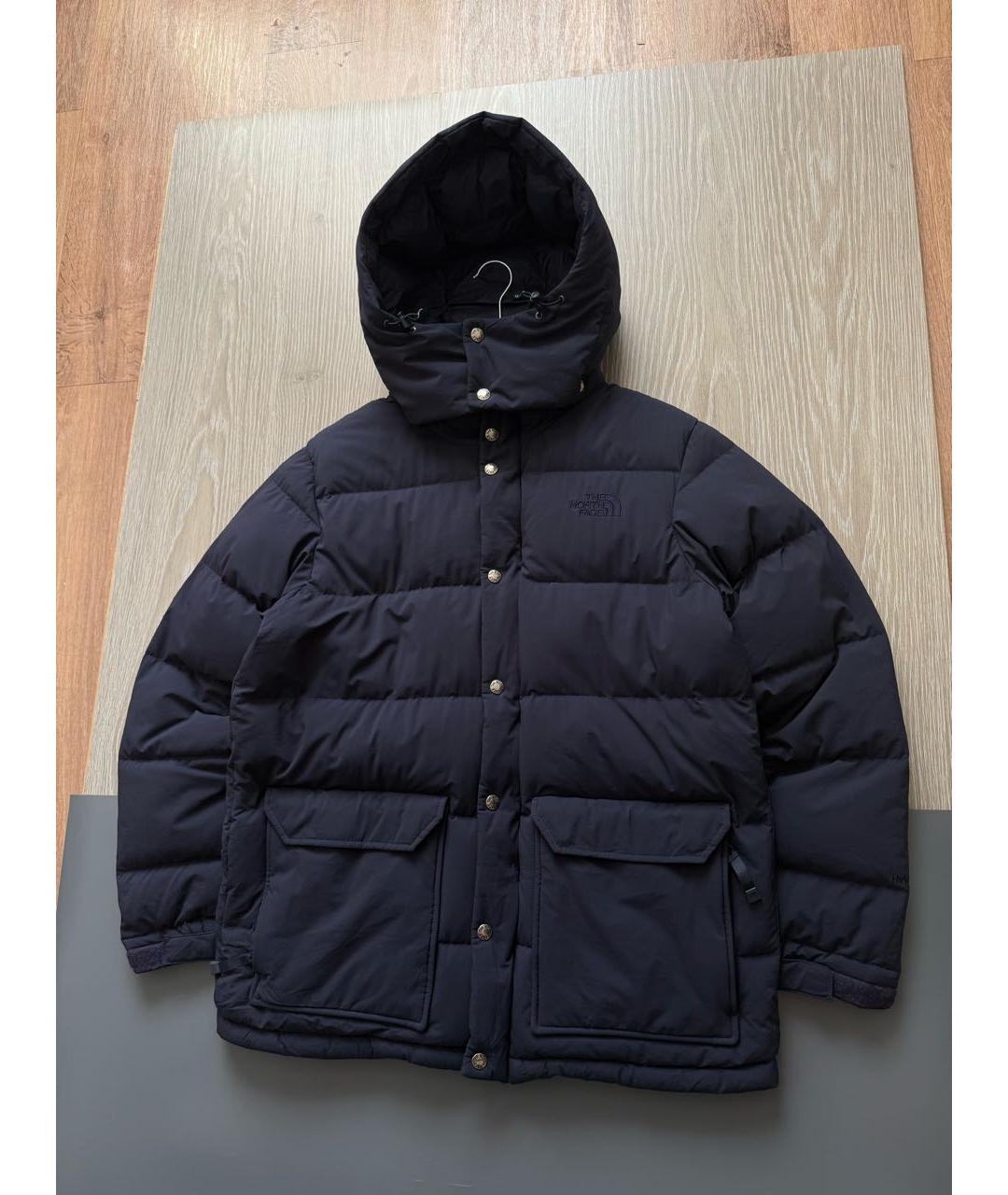 THE NORTH FACE Темно-синий полиэстеровый пуховик, фото 2