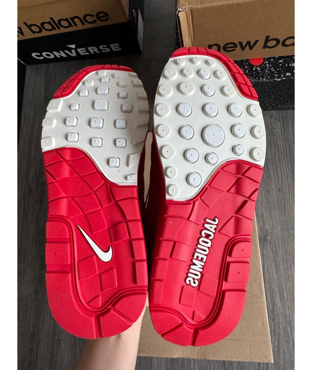 JACQUEMUS Красные текстильные кроссовки, фото 5