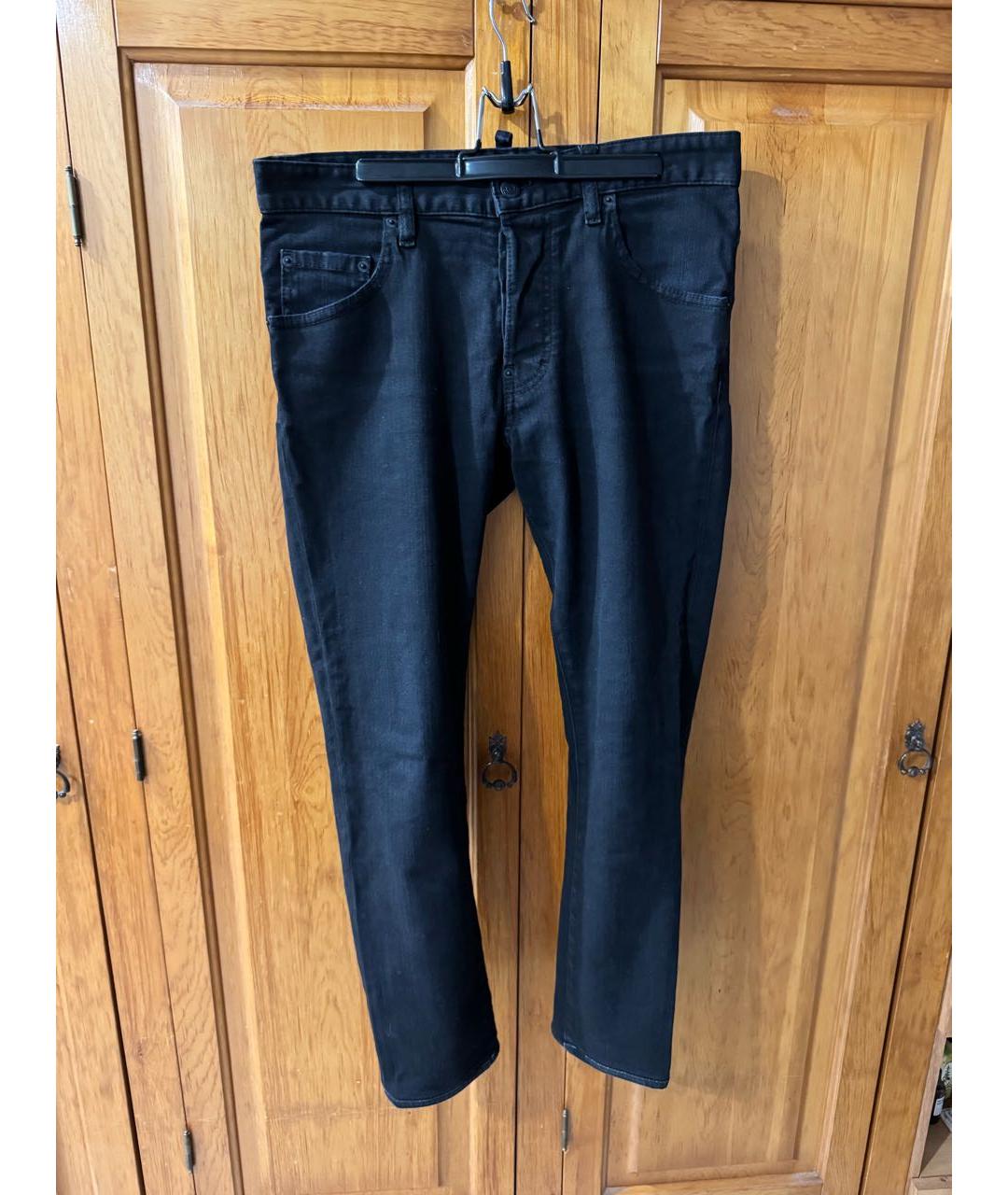 DSQUARED2 Черные хлопковые повседневные брюки, фото 5