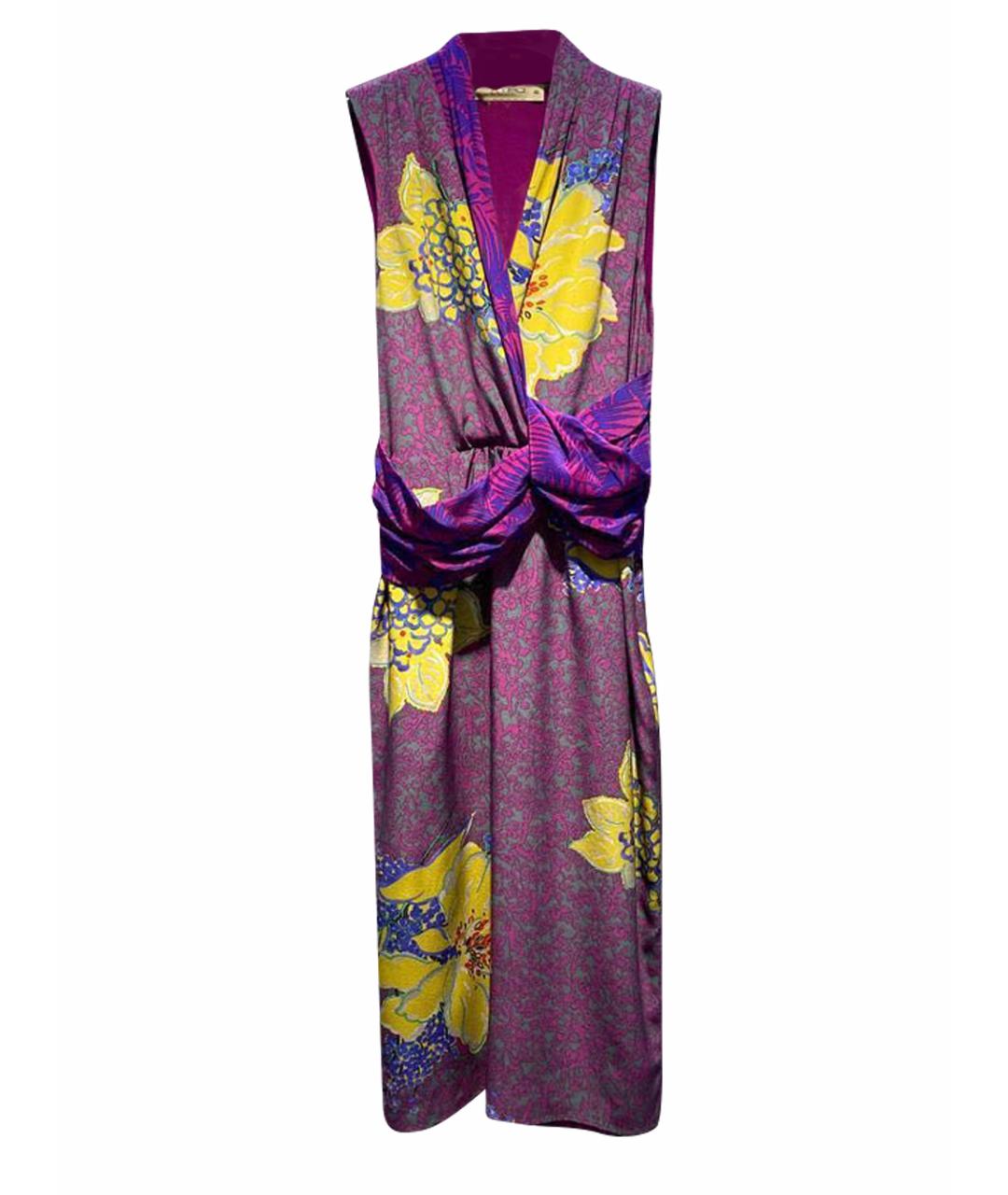 ETRO Фиолетовое повседневное платье, фото 1