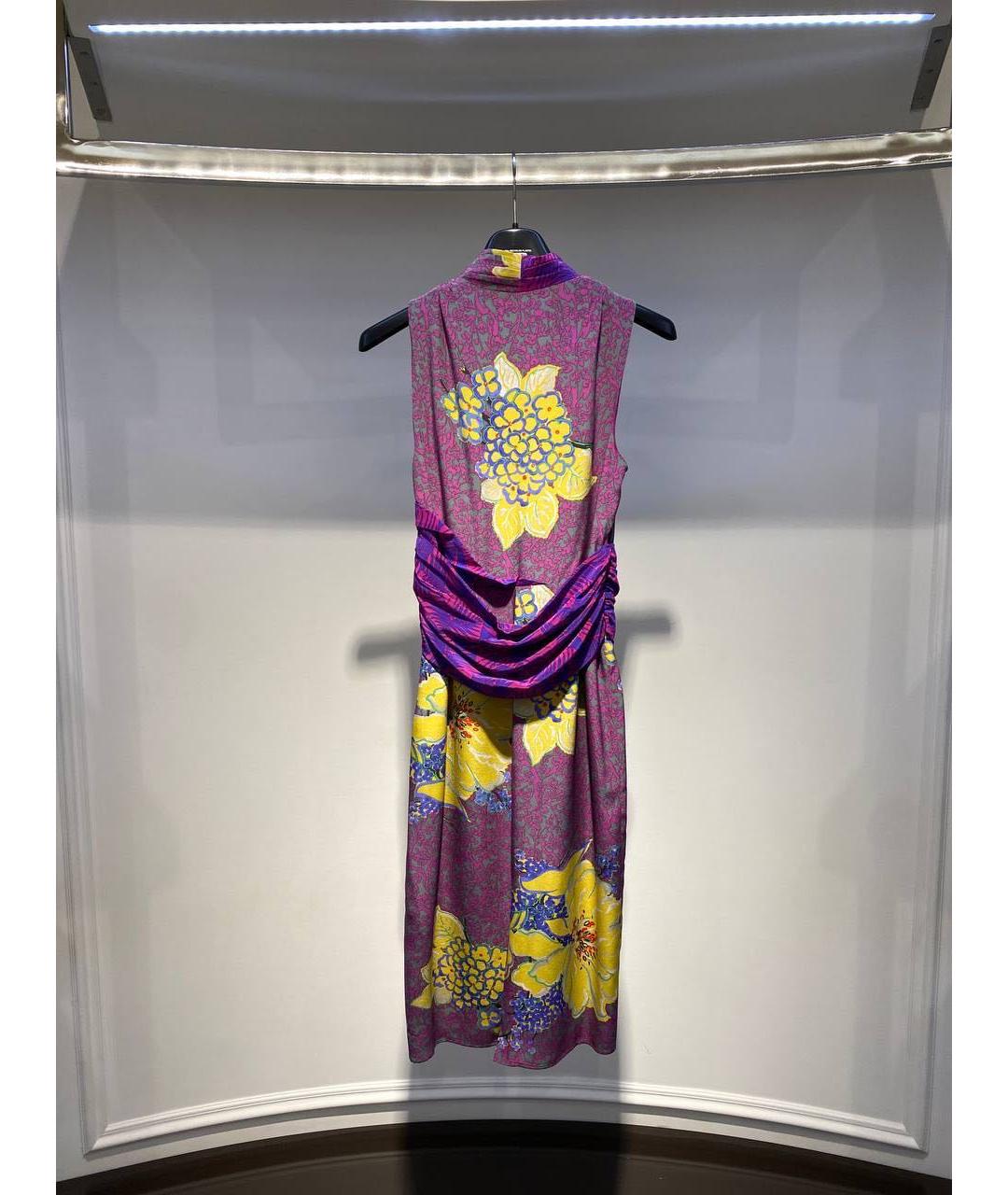 ETRO Фиолетовое повседневное платье, фото 2