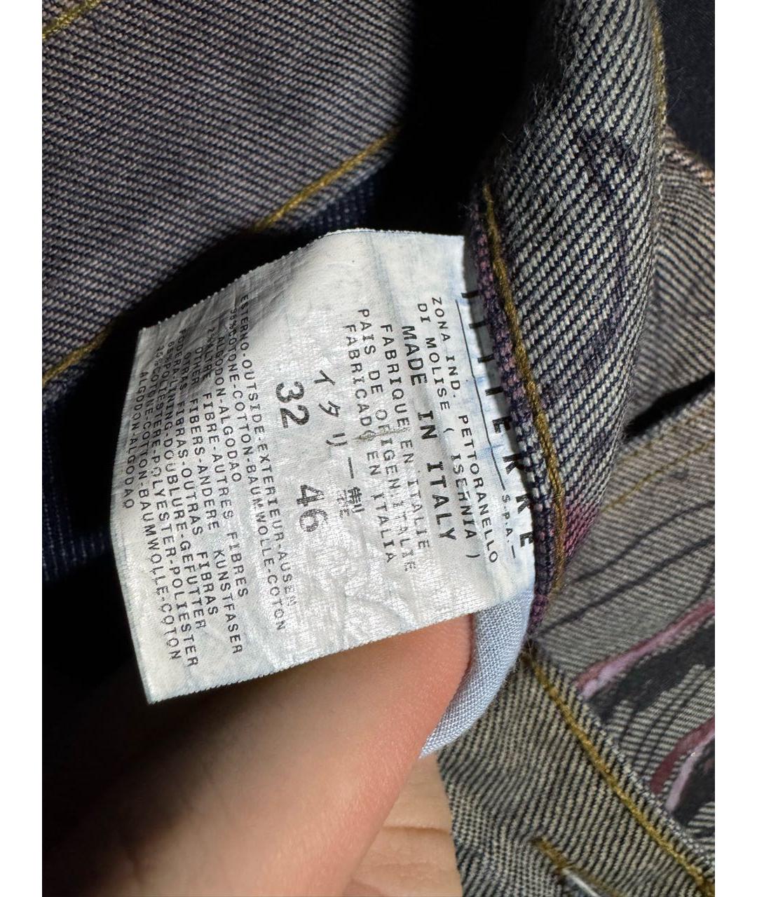 JUST CAVALLI Мульти хлопковые джинсы клеш, фото 6