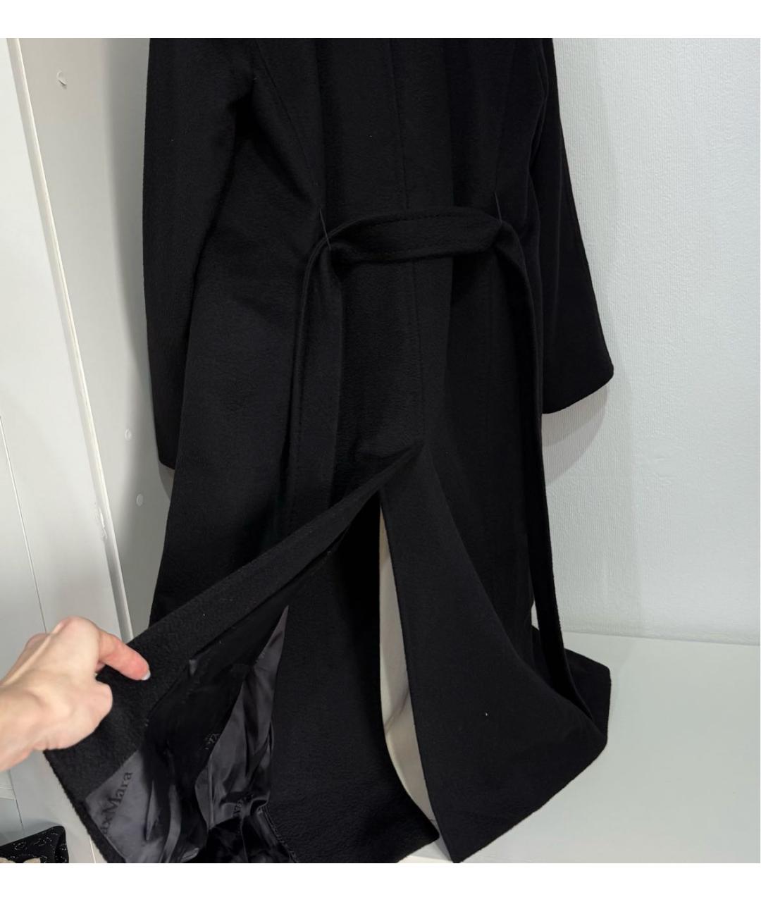 MAX MARA Черное шерстяное пальто, фото 6