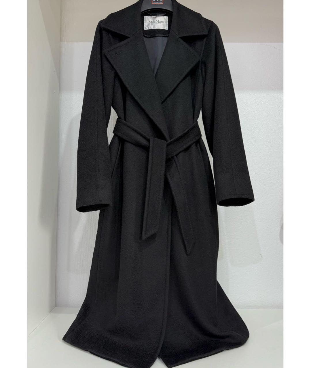 MAX MARA Черное шерстяное пальто, фото 4