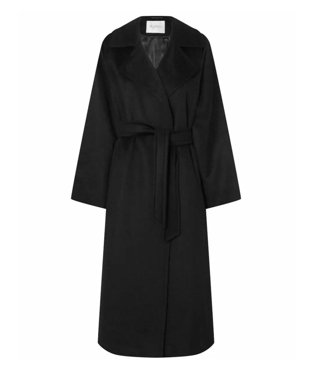 MAX MARA Черное шерстяное пальто, фото 1