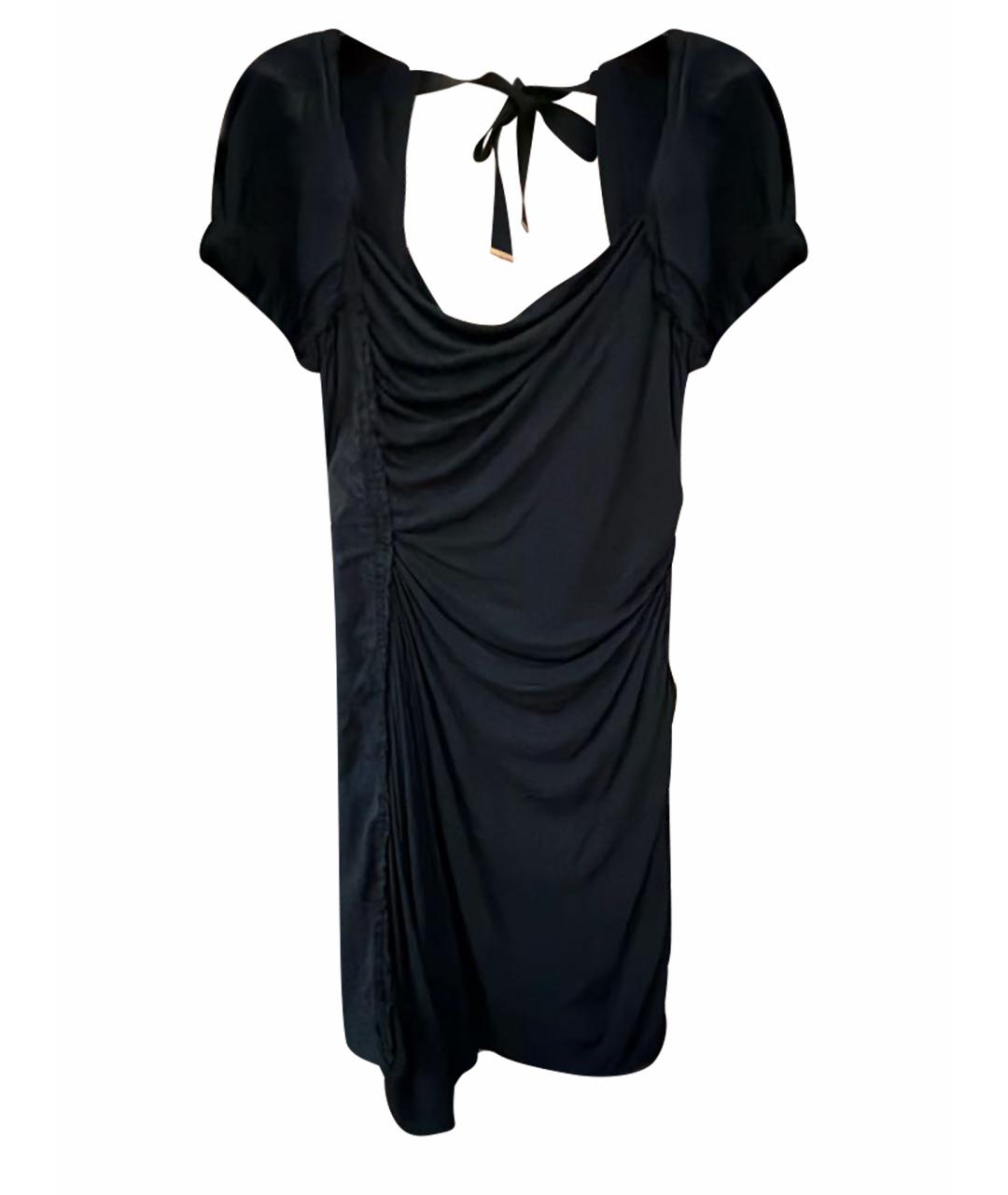 LOUIS VUITTON Черное полиэстеровое вечернее платье, фото 1