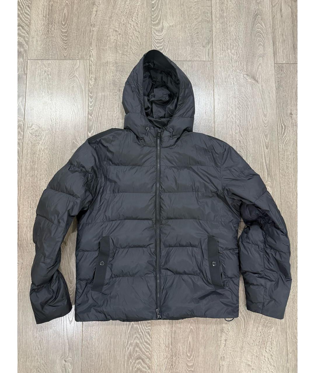 ZZEGNA Черный полиэстеровый пуховик, фото 9