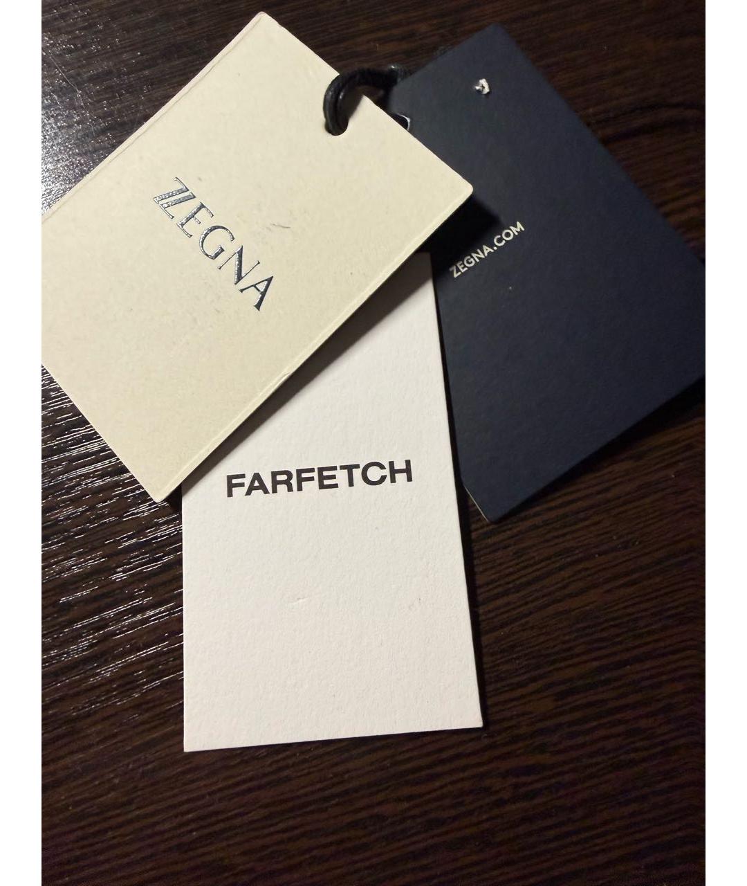 ZZEGNA Черный полиэстеровый пуховик, фото 7