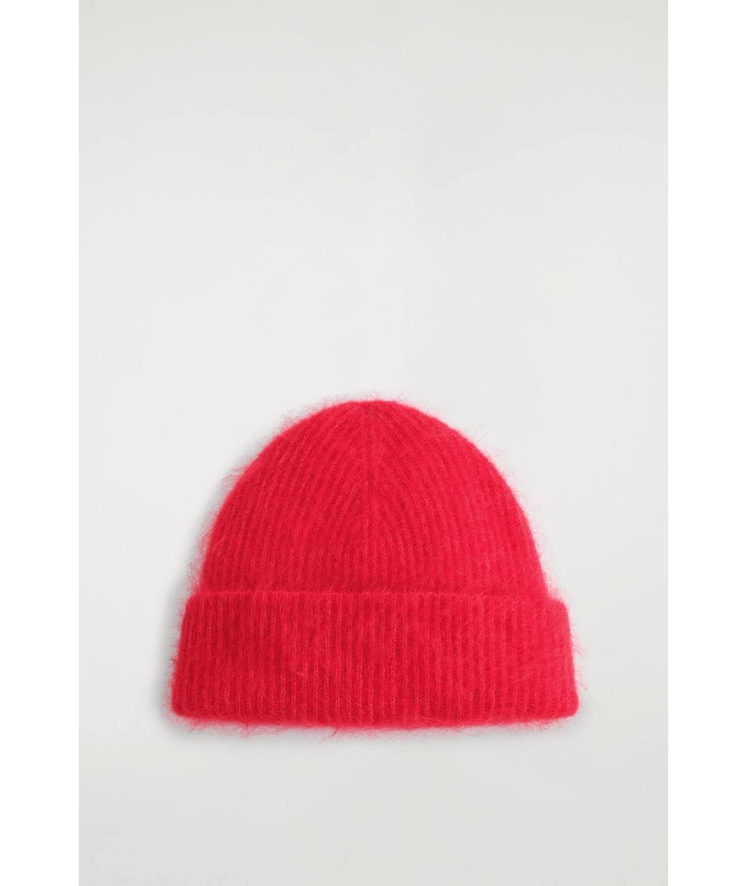 COS Красный шерстяной шарф, фото 2